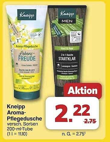 Kneipp Aroma-Pflegedusche versch. Sorten 200-ml-Tube