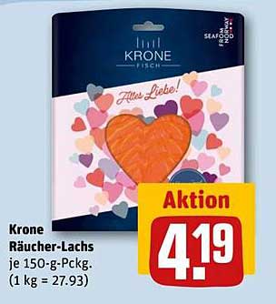 Krone Räucher-Lachs je 150-g-Pckg.