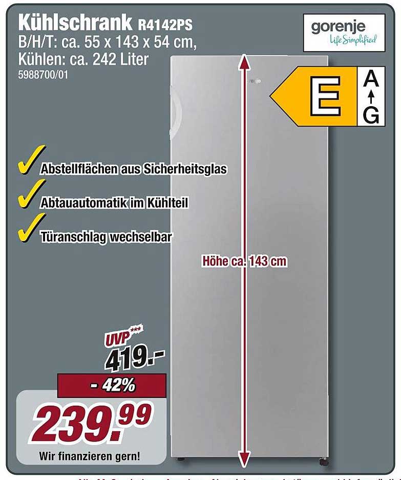 Kühlschrank R4142PS von Gorenje