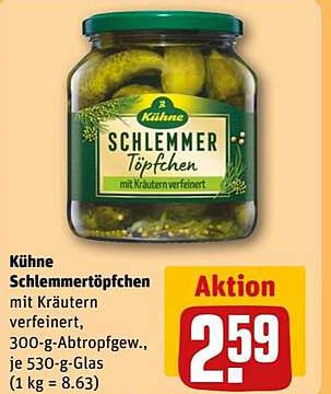 Kühne Schlemmer-Töpfchen mit Kräutern verfeinert, 300-g-Glas