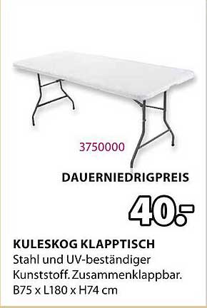 KULESKOG KLAPPTISCH