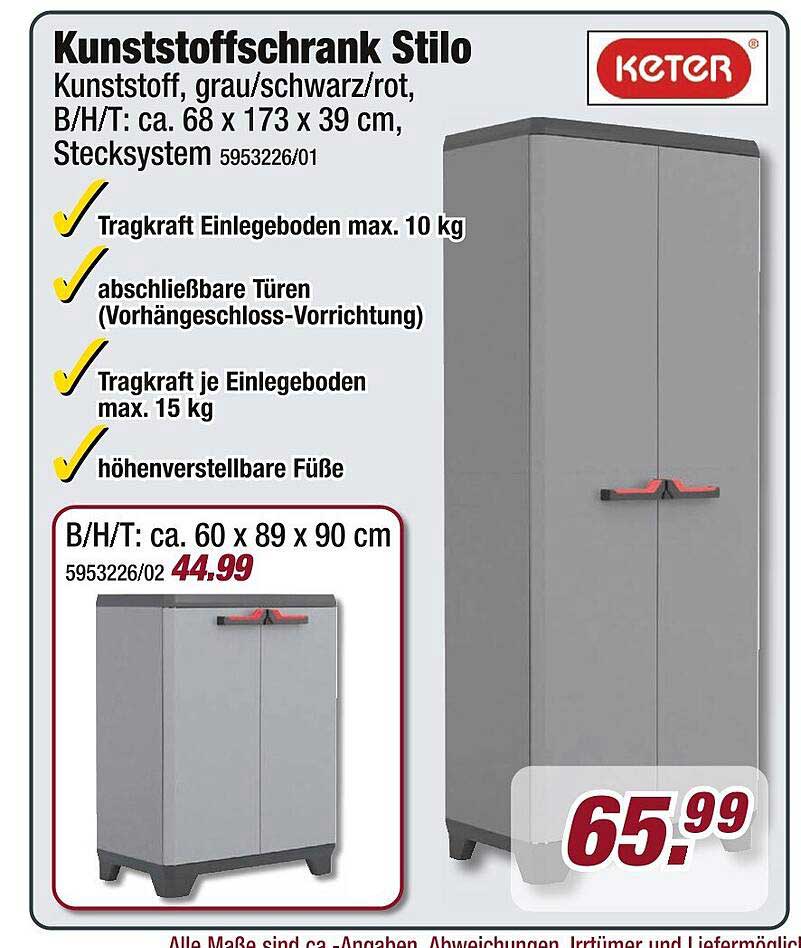 Kunststoffschrank Stilo von KETER