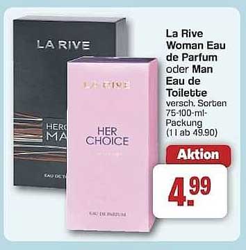 La Rive Woman Eau de Parfum oder Man Eau de Toilette - Aktionspreis