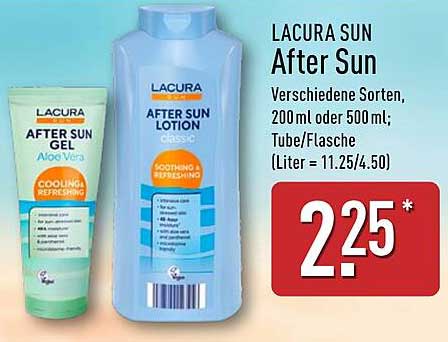 LACURA SUN After Sun Lotion & Gel