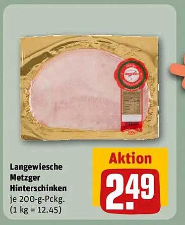 LangeWiesche Metzger Hinterschinken je 200-g-Pckg.