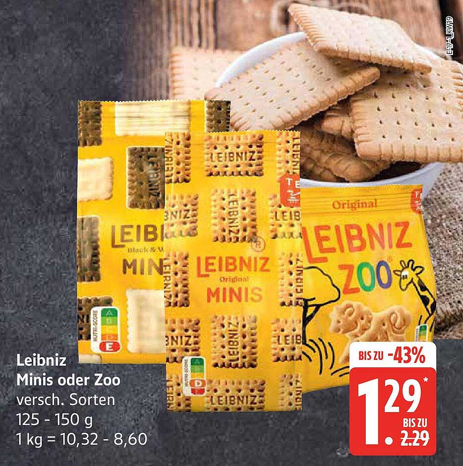 Leibniz Minis oder Zoo – verschiedene Sorten