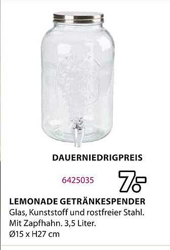 LEMONADE GETRÄNKSPENDER