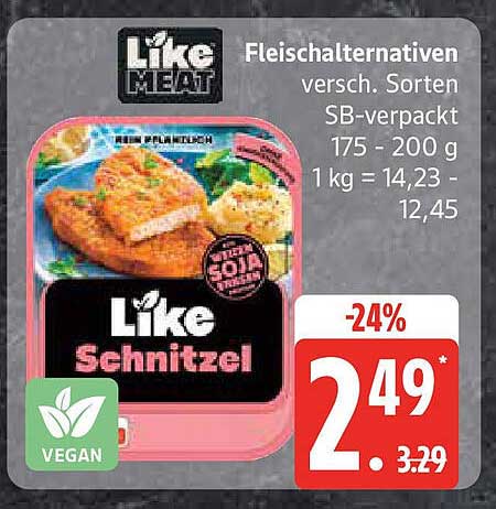 Like Meat Schnitzel - Vegane Fleischalternative
