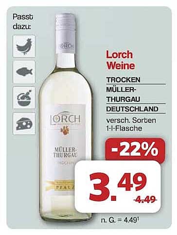 Lorch Weine – Trocken Müller-Thurgau Deutschland