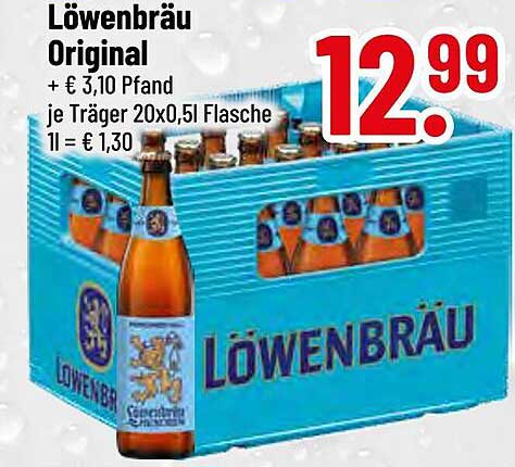 Löwenbräu Original Bier 20x0,5l
