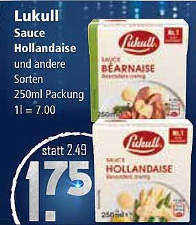 Lukull Sauce Hollandaise und andere Sorten 250ml