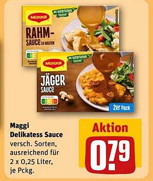 Maggi Delikatess Sauce - verschiedene Sorten