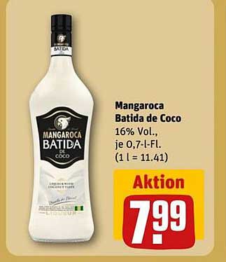 Mangaroca Batida de Coco 0,7 l – Ein tropisches Geschmackserlebnis