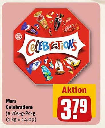 Mars Celebrations 269 g - Aktion!