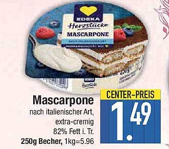 Mascarpone nach italienischer Art, extra-cremig