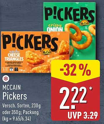 MCCAIN Pickers – Verschiedene Sorten, 230g oder 350g