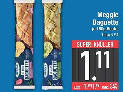 Meggle Baguette je 160g Beutel