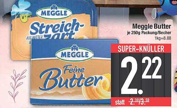 Meggle Butter 250g Becher