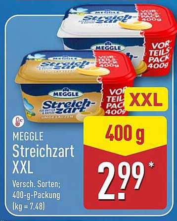 MEGGLE Streichzart XXL 400 g