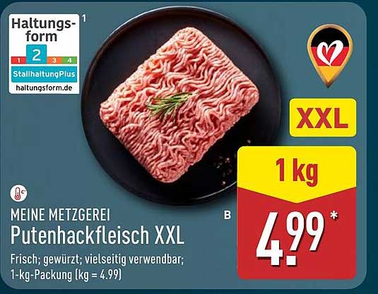 MEINE METZGEREI Putenhackfleisch XXL