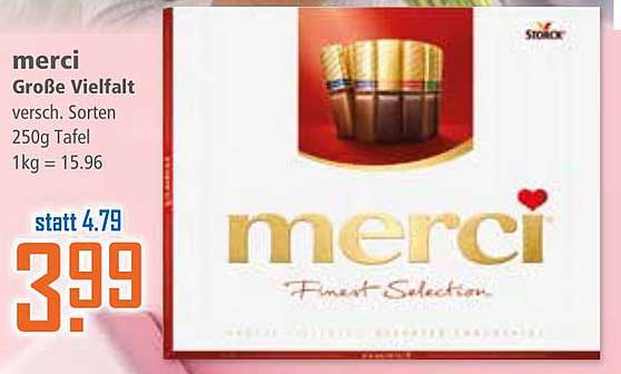 merci Große Vielfalt 250g Tafel