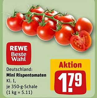 Mini Rispentomaten Kl. I - Aktion bei REWE Center
