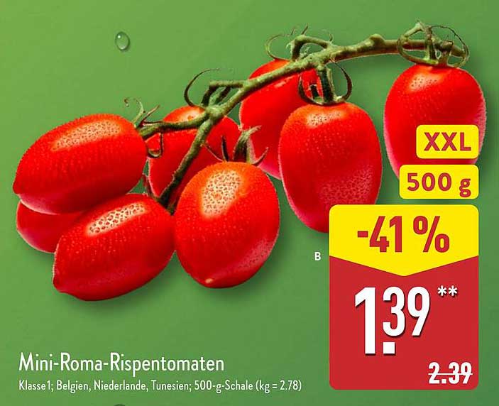 Mini-Roma-Rispentomaten 500 g