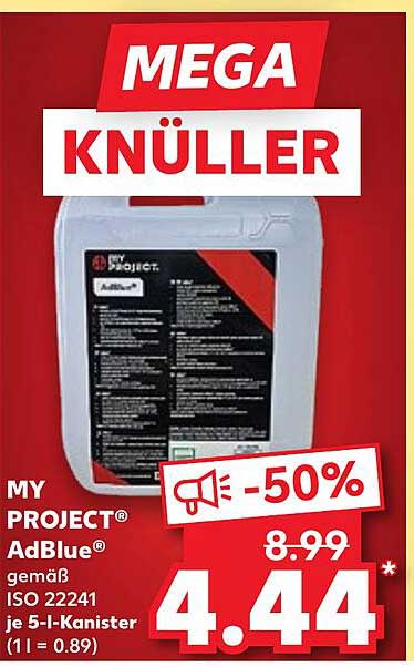 MY PROJECT® AdBlue® 5-Liter-Kanister
