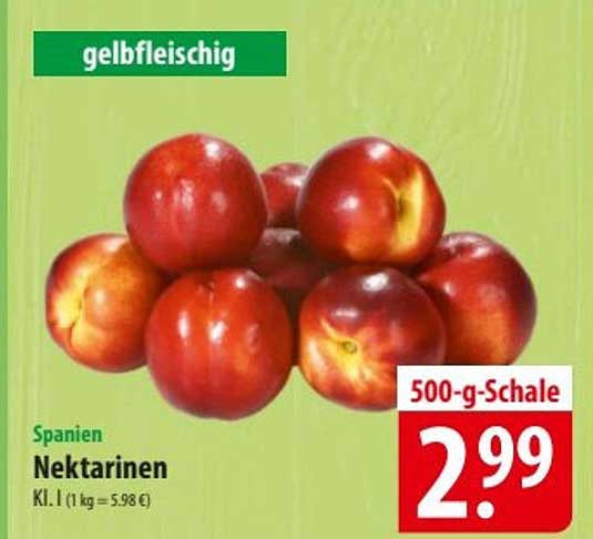 Nektarinen 500-g-Schale - frisch und saftig!