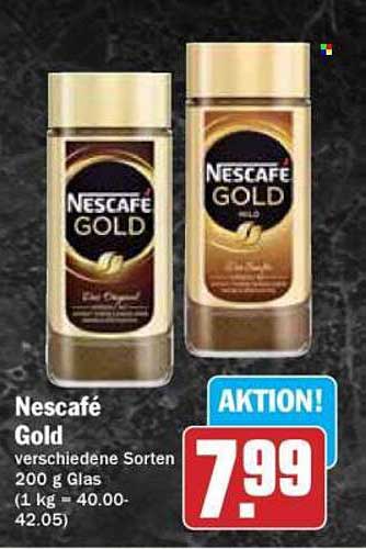 Nescafé Gold - Verschiedene Sorten 200 g Glas