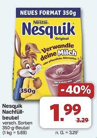 Nesquik Nachfüllbeutel 350g
