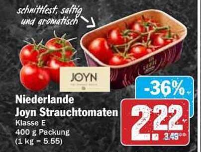 Niederlande Joyn Strauchtomaten 400 g Packung