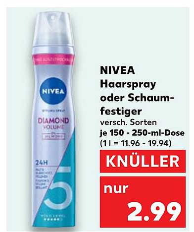 NIVEA Haarspray oder Schaumfestiger 150-250 ml
