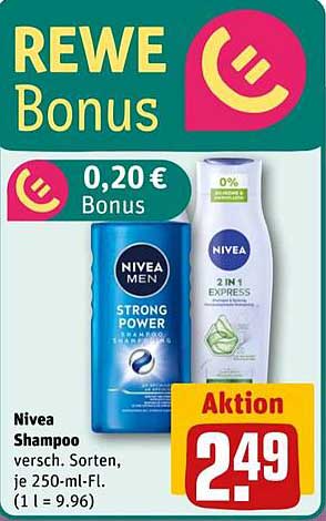 Nivea Shampoo - verschiedene Sorten 250 ml
