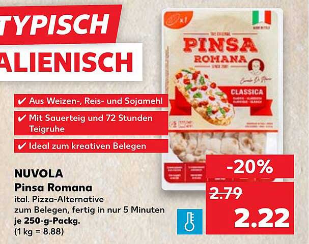 NUVOLA Pinsa Romana 250-g-Pack.