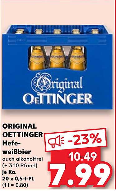 ORIGINAL OETTINGER Hefeweißbier