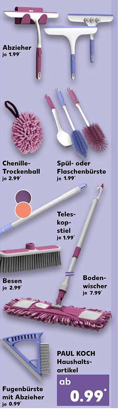 PAUL KOCH Haushaltsartikel ab 0,99 €