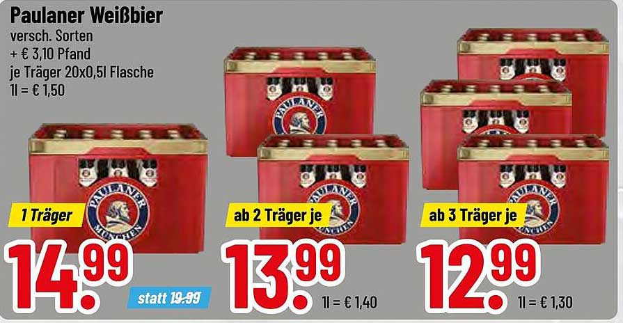 Paulaner Weißbier - besonders frisch und spritzig
