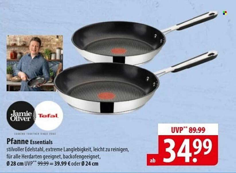 Pfanne Essentials - Jamie Oliver & Tefal