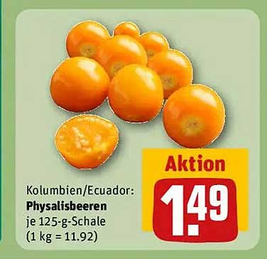 Physalisbeeren je 125-g-Schale