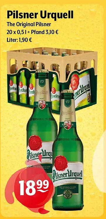 Pilsner Urquell 20 x 0,5l – Die Original Pilsner!