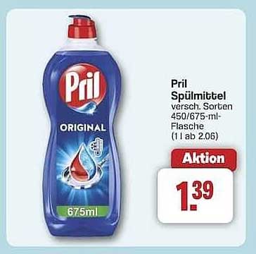 Pril Spülmittel 450/675-ml-Flasche (1 ab 2,06)