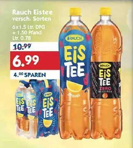 Rauch Eistee 6x1.5 Ltr. - Verschiedene Sorten