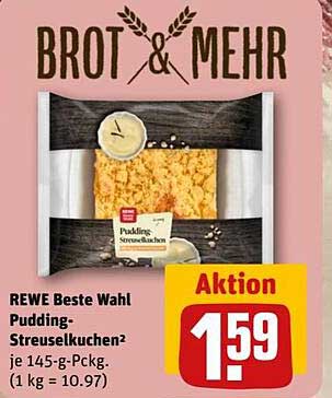 REWE Beste Wahl Pudding-Streuselkuchen