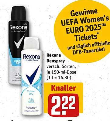 Rexona Deospray 150 ml - verschiedene Sorten
