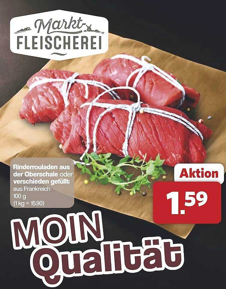 Rinderrouladen aus der Oberschale oder verschiedenen gefüllt aus Frankreich