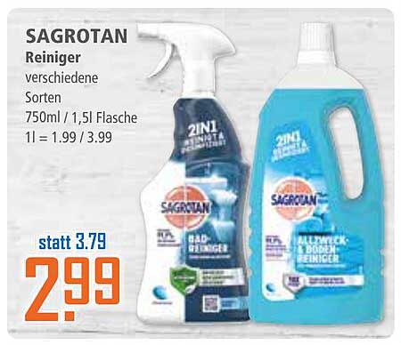 SAGROTAN Reiniger - 750ml / 1,5l Flasche