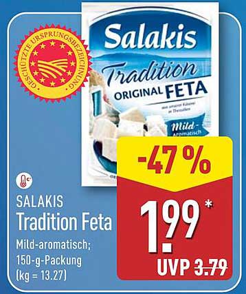 SALAKIS Tradition Feta 150-g-Packung