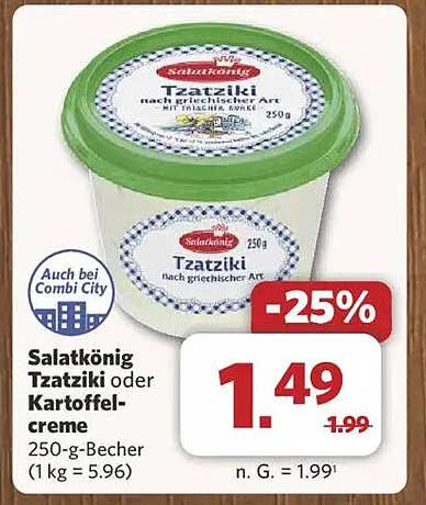 Salatkönig Tzatziki nach griechischer Art - 250 g