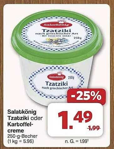 Salatkönig Tzatziki nach griechischer Art